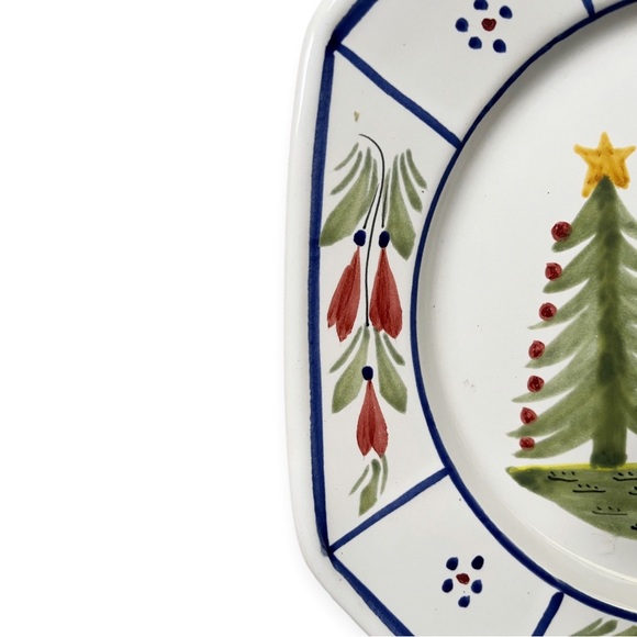 RARE Quimper 1981 Christmas Noel Plate - Picture 6 of 9